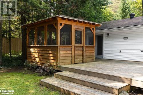 1098 Lawrence Pit Road, Muskoka Lakes, ON - Outdoor With Deck Patio Veranda