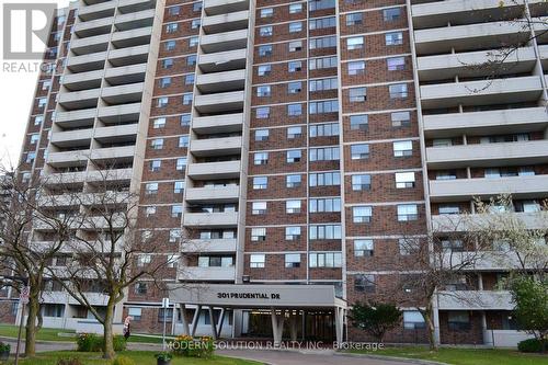 1208 - 301 Prudential Drive, Toronto, ON - Outdoor With Facade