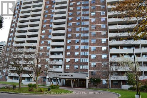 1208 - 301 Prudential Drive, Toronto, ON - Outdoor With Facade