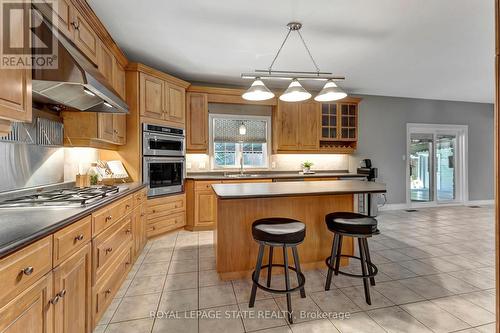 636 Greenravine Drive, Hamilton, ON - Indoor Photo Showing Kitchen With Double Sink