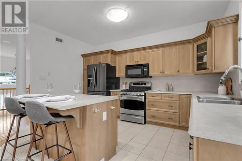 260 Forfar Street E, Fergus, ON - Indoor Photo Showing Kitchen With Double Sink