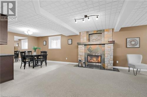 260 Forfar Street E, Fergus, ON - Indoor With Fireplace