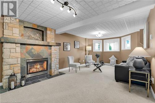 260 Forfar Street E, Fergus, ON - Indoor With Fireplace