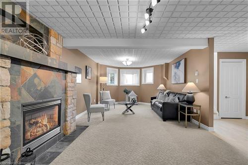 260 Forfar Street E, Fergus, ON - Indoor With Fireplace