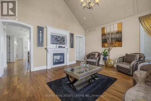 12 Orchard Drive, Mono, ON - Indoor Photo Showing Living Room With Fireplace