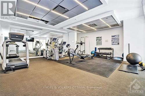 412 - 360 Mcleod Street, Ottawa, ON - Indoor Photo Showing Gym Room