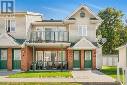 108 - 1505 Clement Street, Hawkesbury, ON - Outdoor With Balcony With Facade