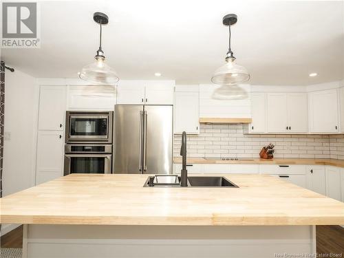 4808 Route 134, Cocagne, NB - Indoor Photo Showing Kitchen With Double Sink With Upgraded Kitchen