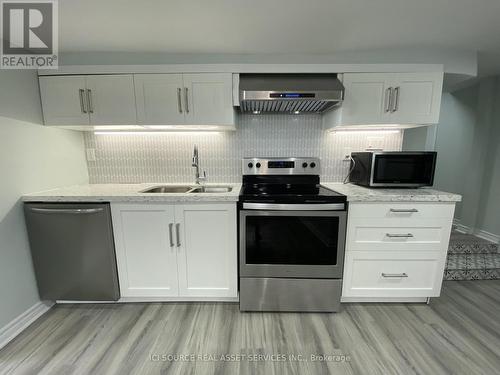 Bsmt - 14 Willowhurst Crescent, Toronto, ON - Indoor Photo Showing Kitchen With Double Sink