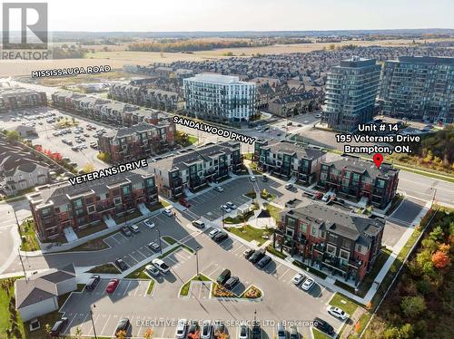 14 - 195 Veterans Drive, Brampton, ON -  With View