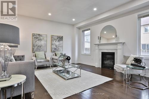 57 Titus Street, Markham, ON - Indoor Photo Showing Living Room With Fireplace