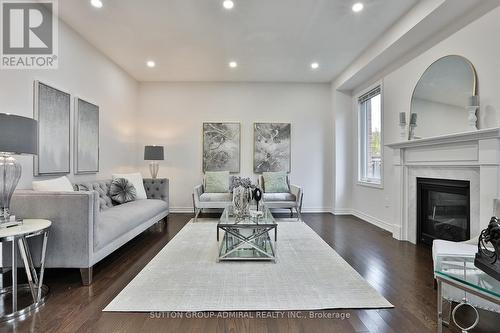 57 Titus Street, Markham, ON - Indoor Photo Showing Living Room With Fireplace