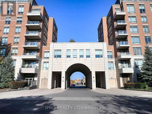 503 - 2480 Prince Michael Drive, Oakville, ON - Outdoor With Balcony With Facade