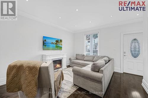 240 Rosethorn Avenue, Toronto, ON - Indoor Photo Showing Living Room With Fireplace