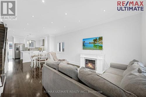 240 Rosethorn Avenue, Toronto, ON - Indoor Photo Showing Living Room With Fireplace