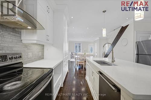 240 Rosethorn Avenue, Toronto, ON - Indoor Photo Showing Kitchen With Stainless Steel Kitchen With Double Sink With Upgraded Kitchen