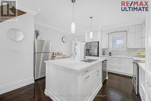 240 Rosethorn Avenue, Toronto, ON - Indoor Photo Showing Kitchen With Stainless Steel Kitchen With Double Sink With Upgraded Kitchen