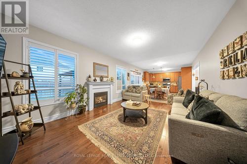 35 Hurst Street, Halton Hills, ON - Indoor Photo Showing Living Room With Fireplace