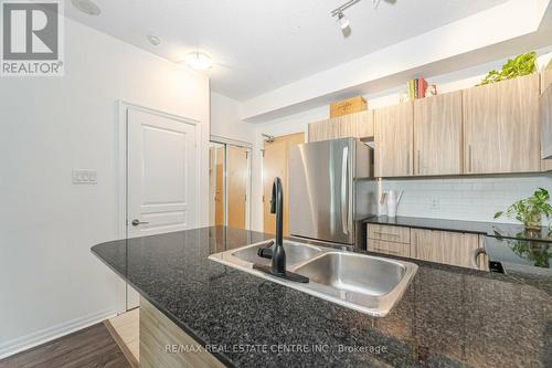 208 - 3515 Kariya Drive, Mississauga, ON - Indoor Photo Showing Kitchen With Double Sink