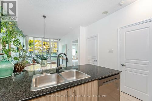 208 - 3515 Kariya Drive, Mississauga, ON - Indoor Photo Showing Kitchen With Double Sink