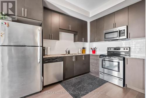 1603 - 9500 Markham Road, Markham, ON - Indoor Photo Showing Kitchen With Double Sink