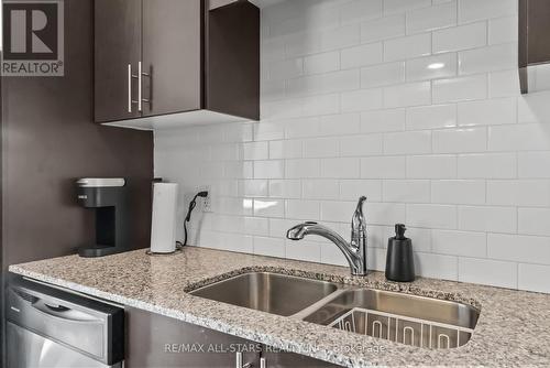 1603 - 9500 Markham Road, Markham, ON - Indoor Photo Showing Kitchen With Double Sink With Upgraded Kitchen