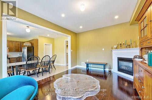 12 Ferretti Street, Vaughan, ON - Indoor Photo Showing Living Room With Fireplace