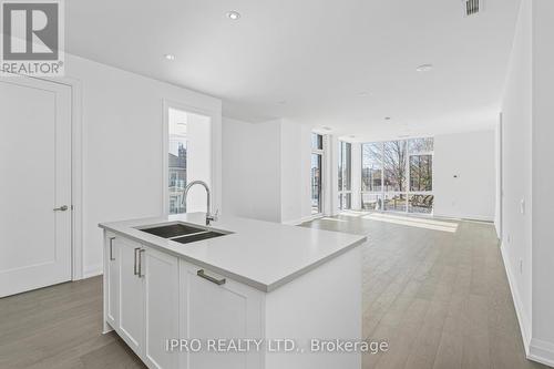 209 - 42 Mill Street, Halton Hills, ON - Indoor Photo Showing Kitchen With Double Sink