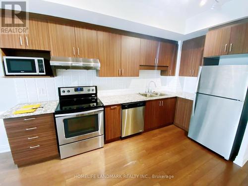 602 - 33 Clegg Road, Markham, ON - Indoor Photo Showing Kitchen With Stainless Steel Kitchen With Double Sink