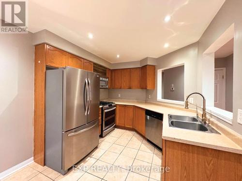 #Upper - 718 Irving Terrace, Milton, ON - Indoor Photo Showing Kitchen With Double Sink