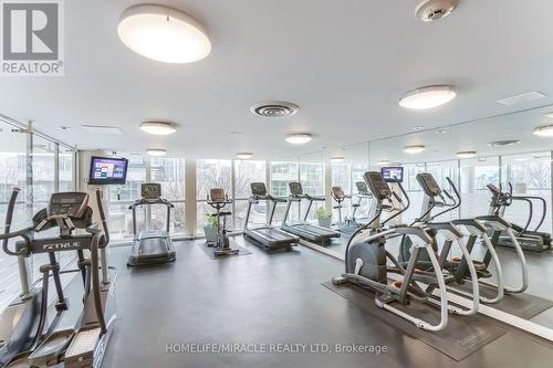 Ph2 - 225 Webb Drive, Mississauga, ON - Indoor Photo Showing Gym Room