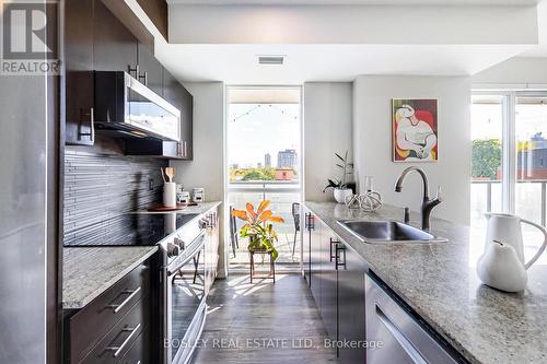 423 - 25 Cole Street, Toronto, ON - Indoor Photo Showing Kitchen With Upgraded Kitchen