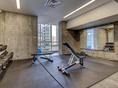 Exercise room - 3609-1050 Rue Drummond, Montréal (Ville-Marie), QC - Indoor Photo Showing Gym Room