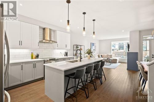 977 Ralph Hennessy Avenue, Ottawa, ON - Indoor Photo Showing Kitchen With Double Sink With Upgraded Kitchen