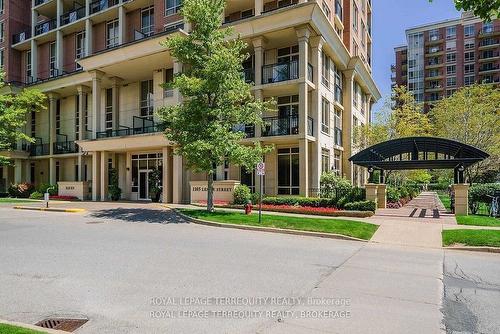 1201-1105 Leslie St, Toronto, ON - Outdoor With Balcony With Facade