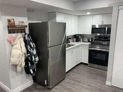 Bsmt-61 Chant Cres, Ajax, ON - Indoor Photo Showing Kitchen With Double Sink