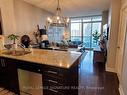 1105-80 Absolute Ave, Mississauga, ON  - Indoor Photo Showing Kitchen With Double Sink 