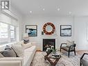 16 Taunton Road, Toronto, ON  - Indoor Photo Showing Living Room With Fireplace 