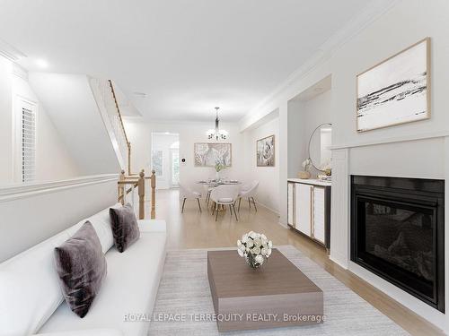 7K Brussels St, Toronto, ON - Indoor Photo Showing Living Room With Fireplace