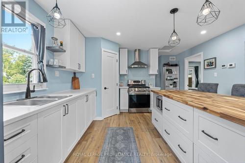 22 Johnson Road, Quinte West, ON - Indoor Photo Showing Kitchen With Double Sink