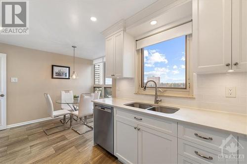 1510 Riverside Drive Unit#804, Ottawa, ON - Indoor Photo Showing Kitchen With Double Sink