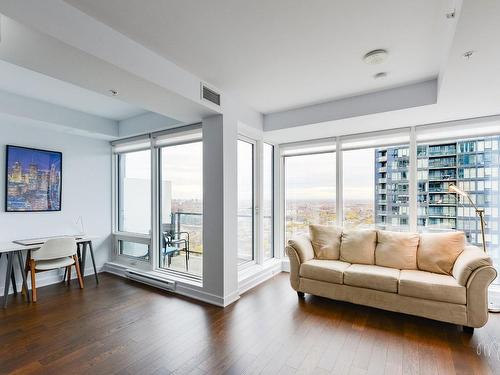 Salon - 2906-1188 Rue St-Antoine O., Montréal (Ville-Marie), QC - Indoor Photo Showing Living Room