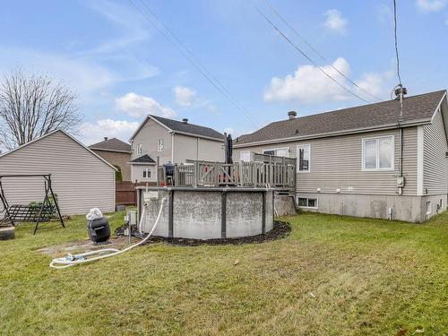 Backyard - 22 Place Philippe, Saint-Lambert-De-Lauzon, QC - Outdoor With Above Ground Pool With Exterior