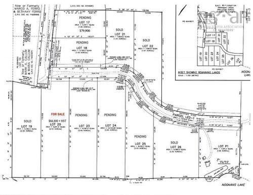 Lot 20 Noonan Lake Lane, Simms Settlement, NS 