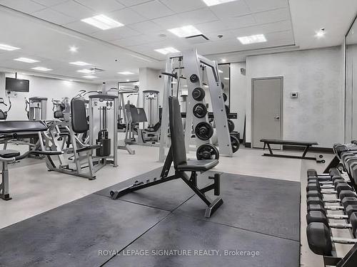 1002-55 Ontario St, Toronto, ON - Indoor Photo Showing Gym Room