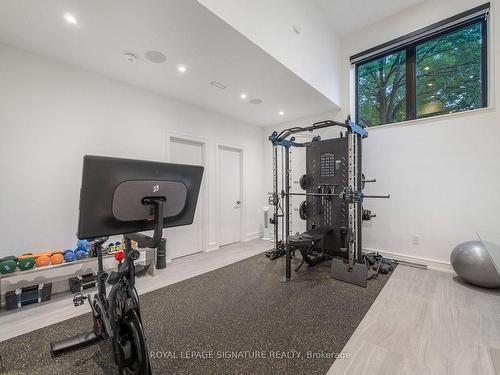 116 Presley Ave, Toronto, ON - Indoor Photo Showing Gym Room