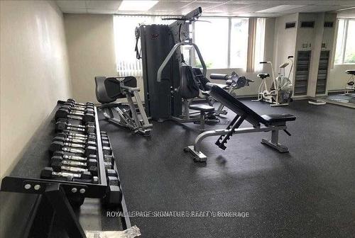 701-145 Hillcrest Ave, Mississauga, ON - Indoor Photo Showing Gym Room