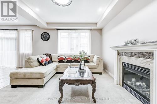 1226 Atkins Drive, Newmarket, ON - Indoor Photo Showing Living Room With Fireplace