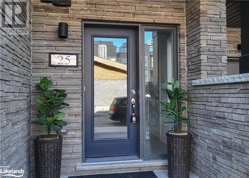 View of property entrance - 25 Wyn Wood Lane, Orillia, ON -  With Fireplace