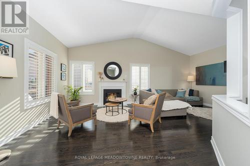 13 Beacon Hill Drive, Brampton, ON - Indoor Photo Showing Living Room With Fireplace